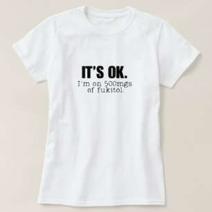 Camiseta Estou com 500 mg de Fukitol