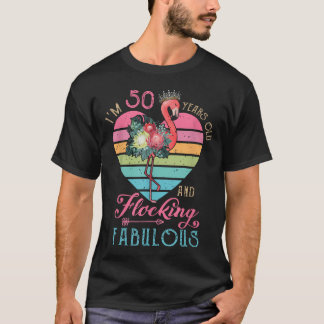 CAMISETA ESTOU COM 50 ANOS E FLORIDO FANTÁSTICO 50º ANIVERS
