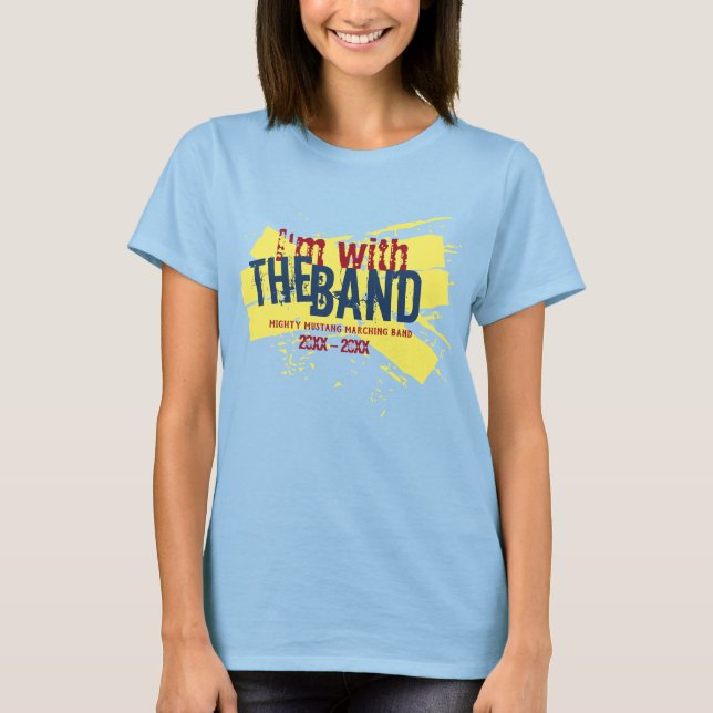 Camiseta Estou com a Banda | Banda de marchar T-Shirt (Frente)