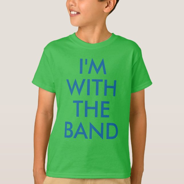 Camiseta Estou com a banda | Kids Rock Banda (Frente)