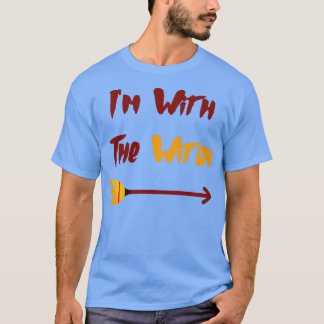 Camiseta Estou Com A Bruxa