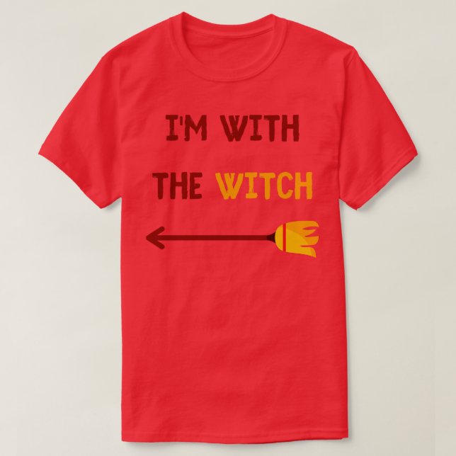 Camiseta Estou Com A Bruxa 2 (Frente do Design)
