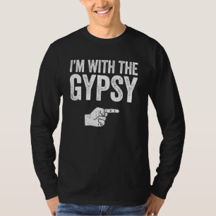 Camiseta Estou com a fantasia cigana combinando com ciganos