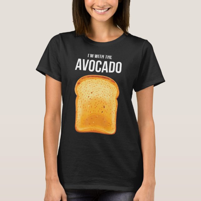 Camiseta Estou com a fantasia de Avocado, (Frente)