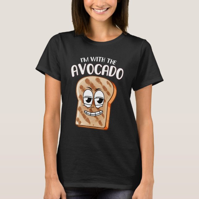 Camiseta Estou com a fantasia do Avocado Toast Halloween (Frente)
