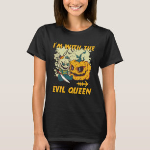 Camiseta Estou Com A Rainha Má Fantasia De Casamento De Hal