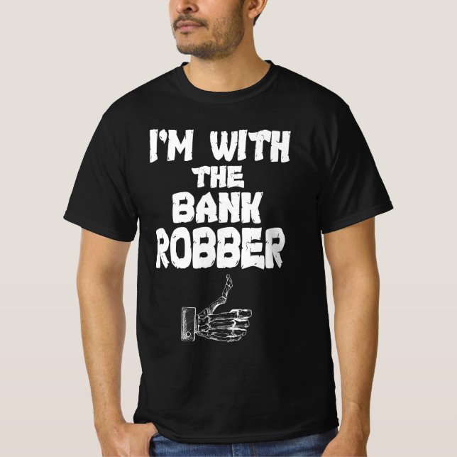 Camiseta Estou com a T-Shirt Robber do Banco (Frente)