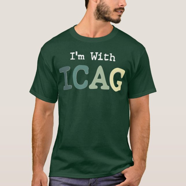 Camiseta Estou Com Amigo Vintage ICAG 70s (Frente)