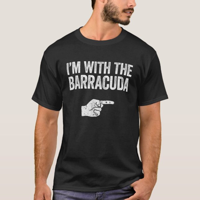 Camiseta Estou com Barracuda combinando com Barracuda (Frente)