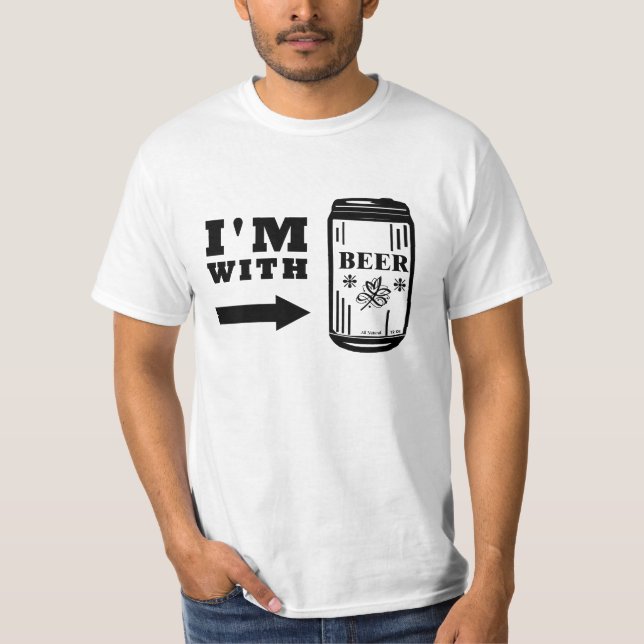Camiseta Estou com cerveja (Frente)
