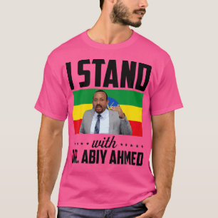 Camiseta Estou Com Dr. Abiy Ahmed - Etiópia 2018