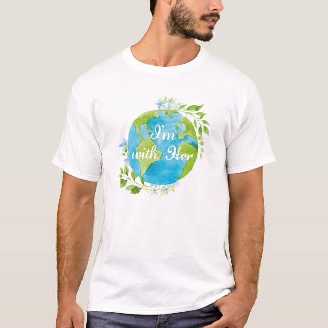 Camiseta Estou Com Ela (Frente)