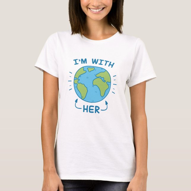 Camiseta Estou com ela (Frente)