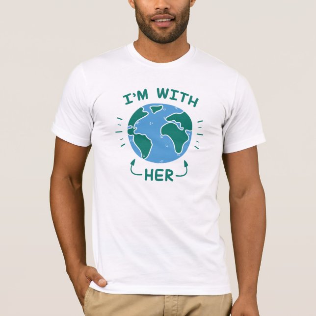 Camiseta Estou com ela (Frente)