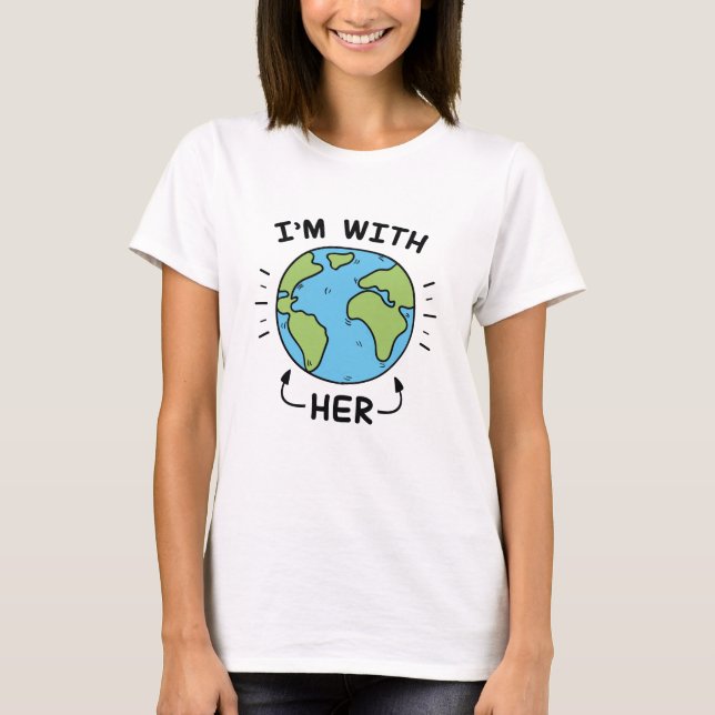 Camiseta Estou com ela (Frente)