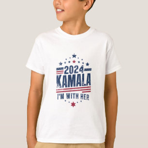 Camiseta Estou Com Ela Kamala Vote Para 2024 Kamala-Harris