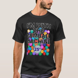 Camiseta Estou com fantasia de máquina de Gumball