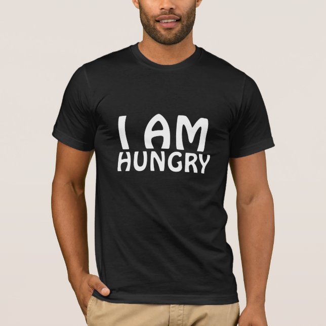Camiseta Estou com fome (Frente)