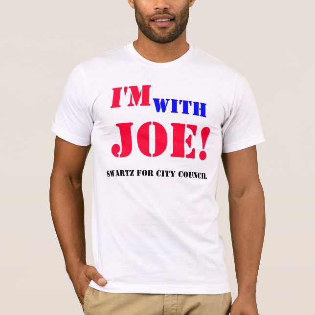Camiseta Estou com Joe T-Shirt (Frente)