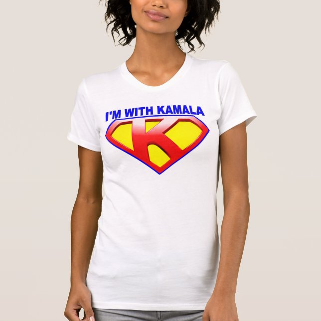 Camiseta Estou com Kamala Emblem T-Shirt (Frente)