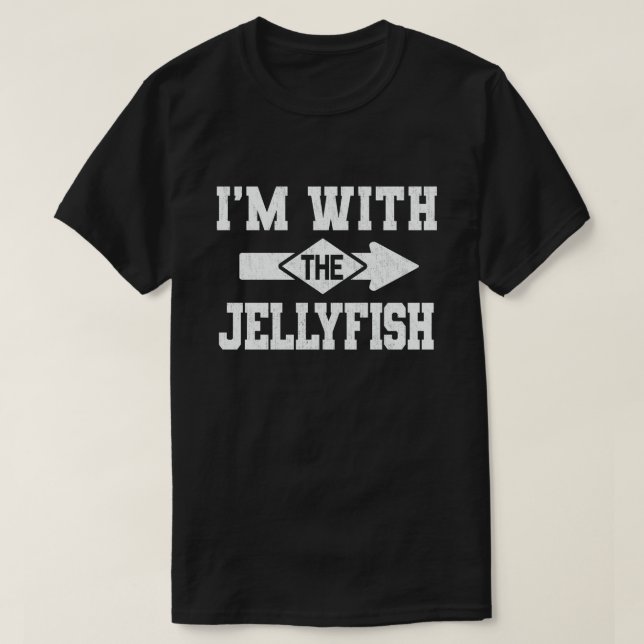 Camiseta Estou com o Casal Engraçado das Jellyfish (Frente do Design)