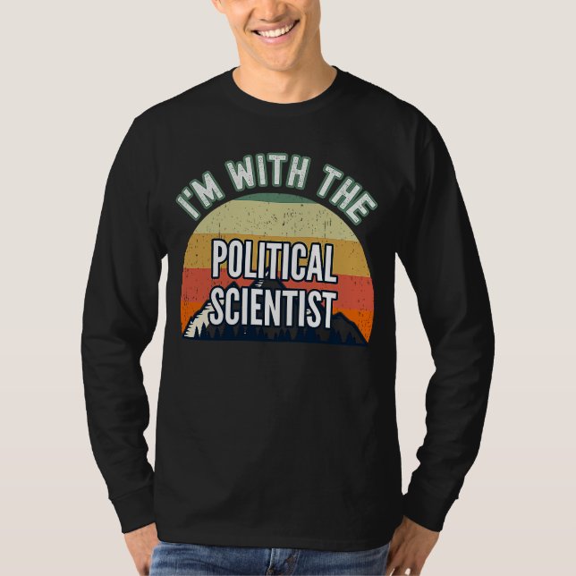 Camiseta Estou com o cientista político (Frente)