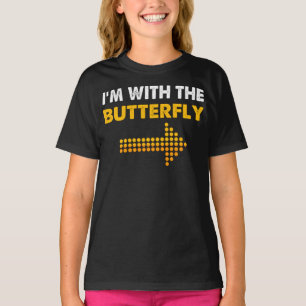Camiseta Estou com o custo do Casal da borboleta