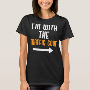Camiseta Estou com o Dia de as Bruxas engraçado de roupa de