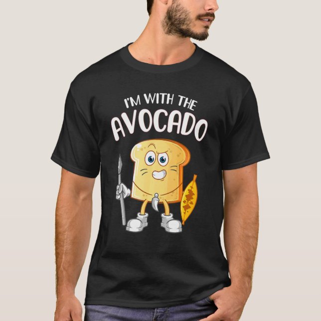 Camiseta Estou com o Figurino 1 do Avocado Toast Halloween (Frente)
