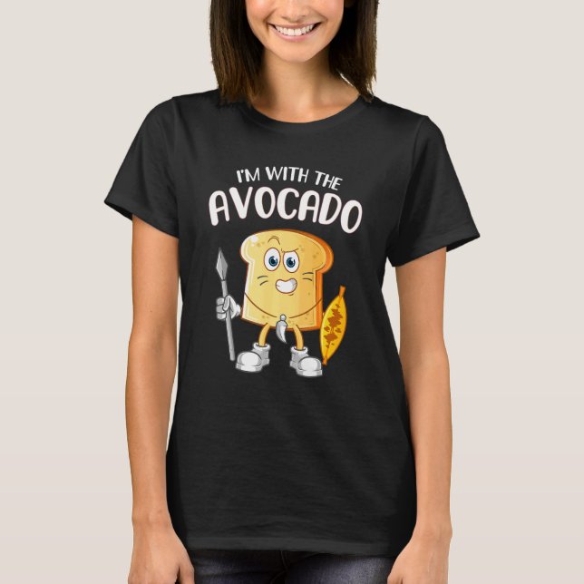 Camiseta Estou com o Figurino 1 do Avocado Toast Halloween (Frente)