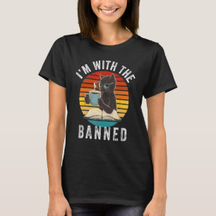 Camiseta Estou com o livro de livros proibidos de leituraWo