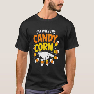Camiseta Estou Com O Milho Doce Feliz Véspera De Halloween