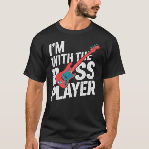 Camiseta Estou com o músico guitarrista jogador de basco