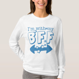 Camiseta Estou com o My BFF (seta dupla)