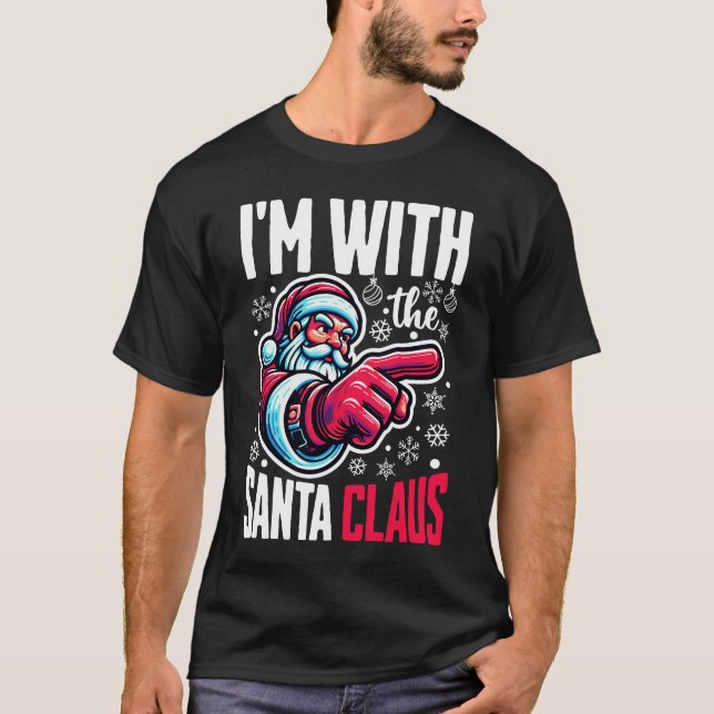 Camiseta Estou Com O Pai Natal (Frente)