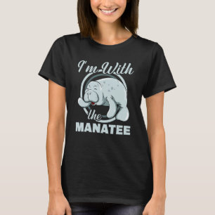 Camiseta Estou Com O Peixe-Boi Manatee Sea Cow Manatees Mul