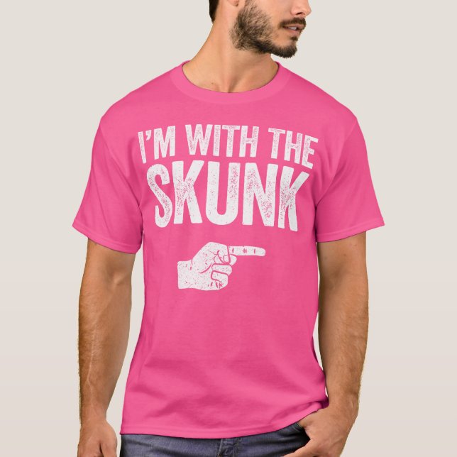 Camiseta Estou Com O Skunk Correspondente (Frente)