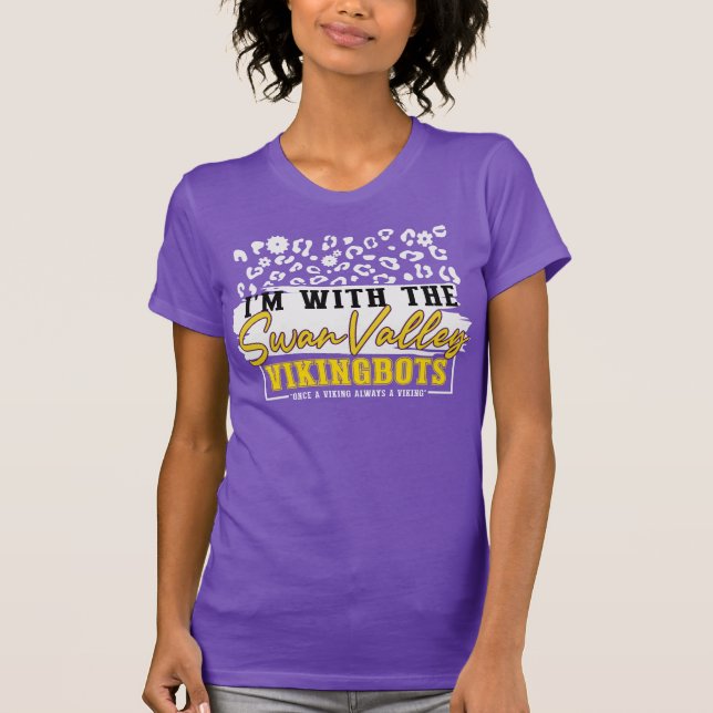 Camiseta “Estou com o Swan Valley VikingBots” -  (Frente)