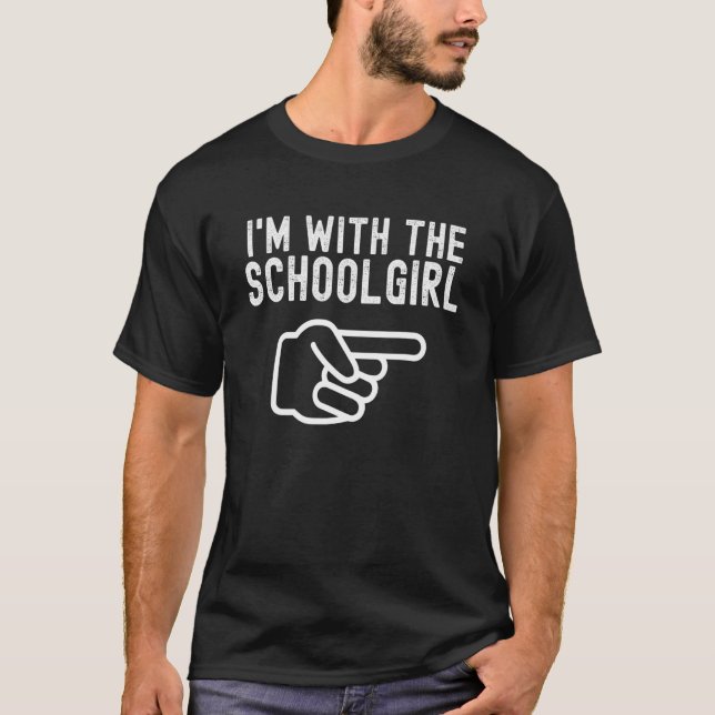 Camiseta Estou com os Casais das Escolas a combinar com o H (Frente)