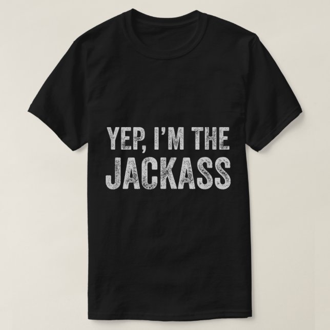Camiseta Estou com os Casais de Jackass. (Frente do Design)