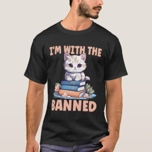 Camiseta Estou Com Os Livros Banidos Que Li Livros Banidos