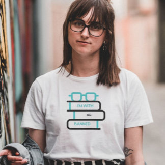 Camiseta Estou com os livros proibidos