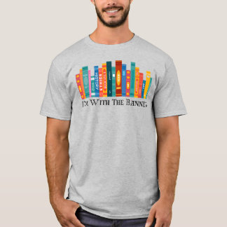 Camiseta Estou com os livros proibidos e proibidos.