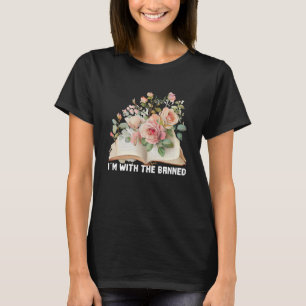 Camiseta Estou com os livros proibidos que leio livros proi