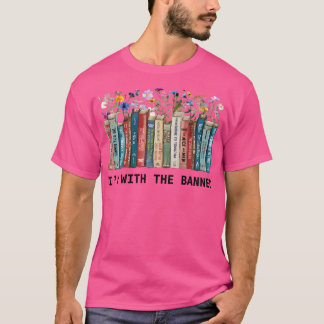 Camiseta Estou com os livros proibidos que leio livros proi
