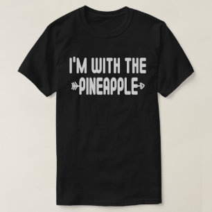 Camiseta Estou com Pieapple Engraçado, a combinar a roupa d