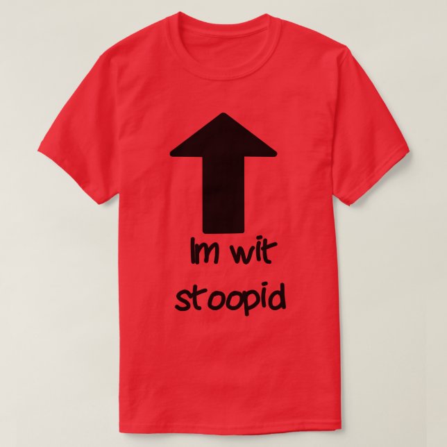 Camiseta Estou com stoopid (Frente do Design)