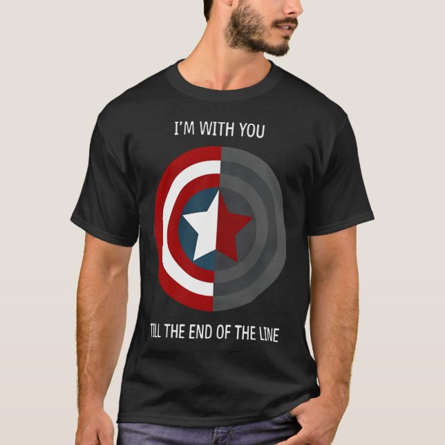 Camiseta Estou Com Você Até O Fim Da Linha (Frente)