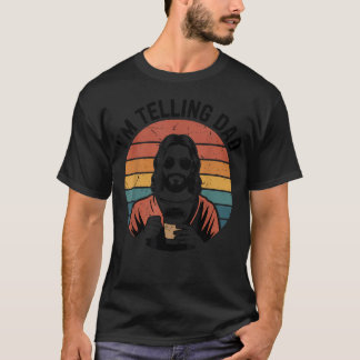 Camiseta Estou Contando ao Papai Cristo Jesus Meme Cristão