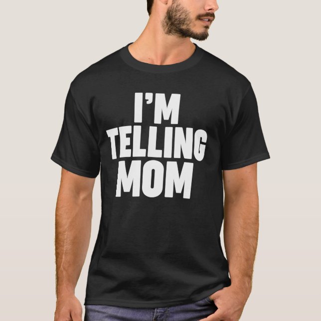 CAMISETA ESTOU CONTANDO PRA MÃE (Frente)